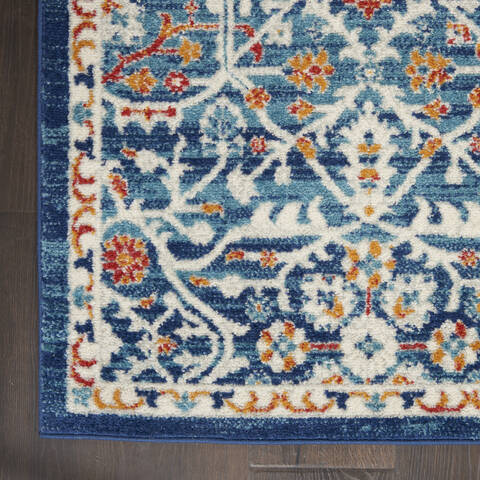 Nourison Passion Blue 80 X 100 Area Rug 805-142136 Image 1