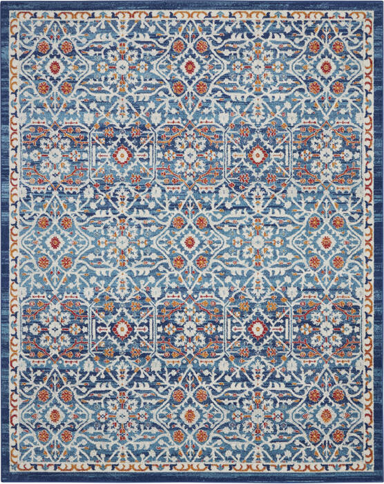 Nourison Passion Blue 80 X 100 Area Rug 805-142136 Image 0