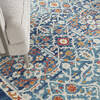 Nourison Passion Blue 80 X 100 Area Rug  805-142136 Thumb 4