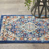 Nourison Passion Blue 110 X 210 Area Rug  805-142137 Thumb 3