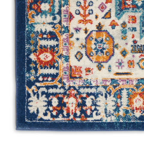 Nourison Passion Blue Runner 22 X 76 Area Rug 805-142138 Image 3