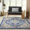 Nourison Passion Blue 53 X 73 Area Rug  805-142140 Thumb 3