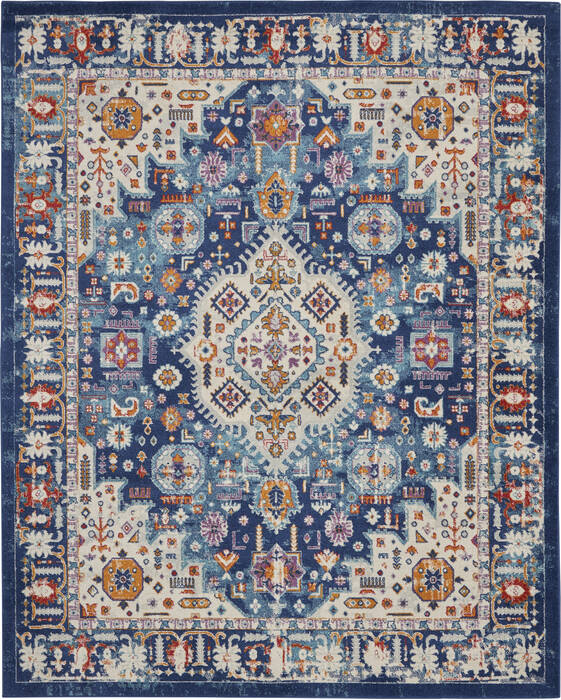 Nourison Passion Blue 80 X 100 Area Rug 805-142141 Image 0