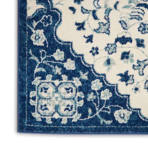 Nourison Passion Blue Runner 22 X 76 Area Rug 805-142148 Image 3