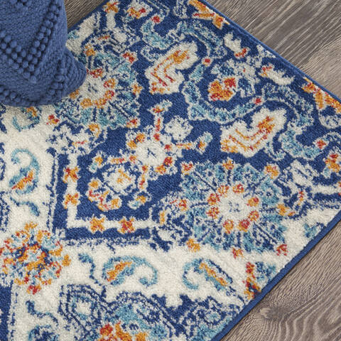 Nourison Passion Blue 110 X 210 Area Rug 805-142152 Image 4