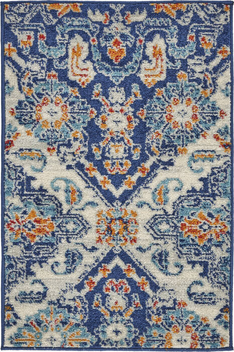 Nourison Passion Blue 110 X 210 Area Rug 805-142152 Image 0
