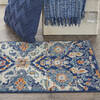 Nourison Passion Blue 110 X 210 Area Rug 805-142152 Thumb 3