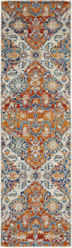 Nourison Passion Multicolor Runner 6 to 9 ft Polypropylene Carpet 142158