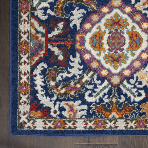 Nourison Passion Blue 110 X 210 Area Rug 805-142162 Image 1