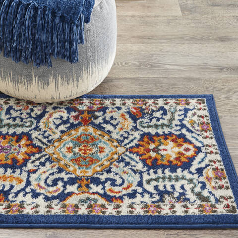 Nourison Passion Blue 110 X 210 Area Rug 805-142162 Image 3