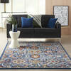 Nourison Passion Blue 53 X 73 Area Rug 805-142165 Thumb 3