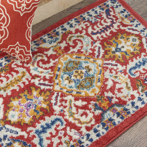 Nourison Passion Red 110 X 210 Area Rug 805-142167 Image 4