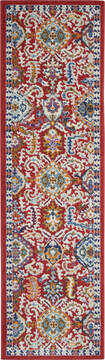 Nourison Passion Red Runner 2'2" X 7'6" Area Rug  805-142168