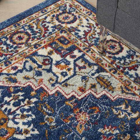 Nourison Passion Blue 53 X 73 Area Rug 805-142175 Image 4