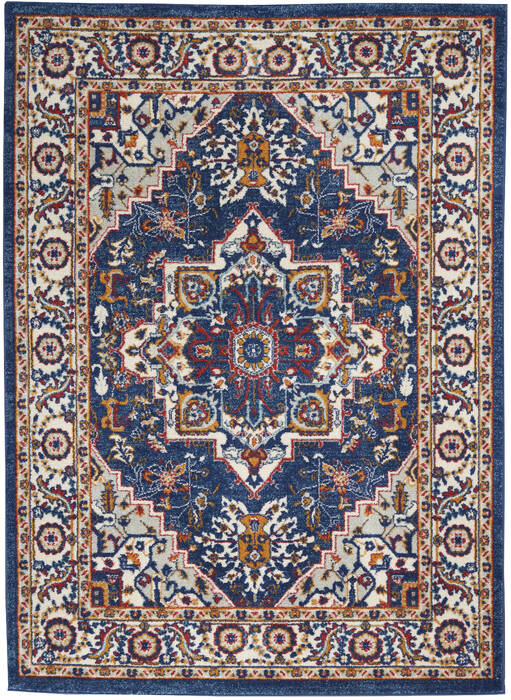 Nourison Passion Blue 53 X 73 Area Rug 805-142175 Image 0