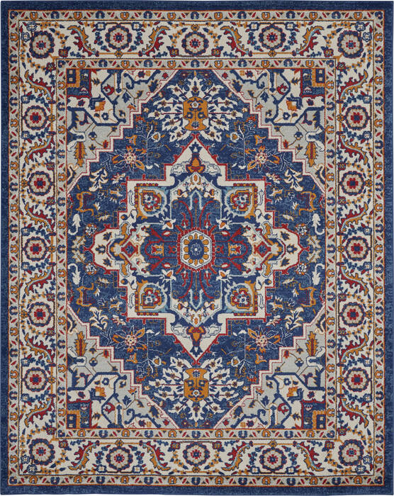 Nourison Passion Blue 80 X 100 Area Rug 805-142176 Image 0