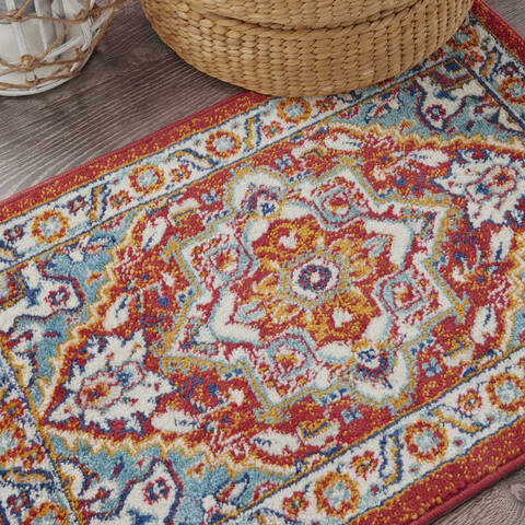 Nourison Passion Red 110 X 210 Area Rug 805-142177 Image 4