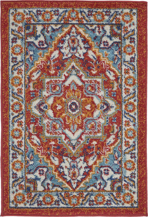 Nourison Passion Red 110 X 210 Area Rug 805-142177 Image 0