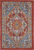 Nourison Passion Red 110 X 210 Area Rug  805-142177 Thumb 0