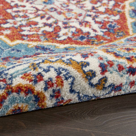 Nourison Passion Red Runner 22 X 76 Area Rug 805-142178 Image 2