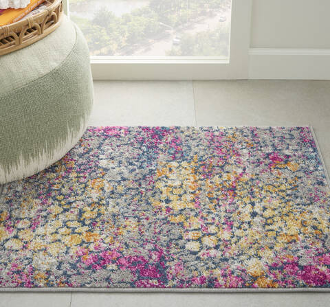 Nourison Passion Yellow 110 X 210 Area Rug 805-142182 Image 3