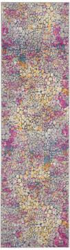 Nourison Passion Yellow Runner 10 to 12 ft Polypropylene Carpet 142184