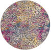 Nourison Passion Yellow Round 80 X 80 Area Rug 805-142192 Thumb 0