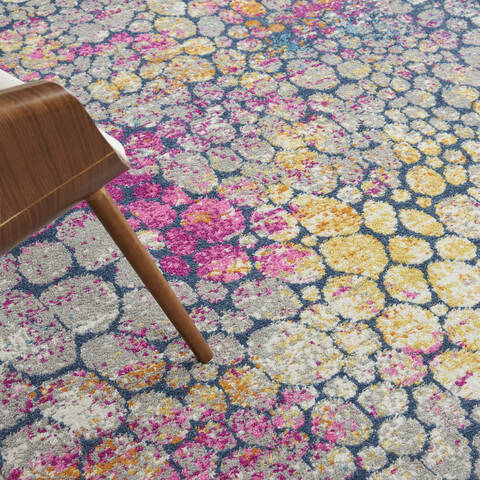 Nourison Passion Yellow 90 X 120 Area Rug 805-142193 Image 4