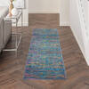 Nourison Passion Blue Runner 110 X 60 Area Rug  805-142195 Thumb 3