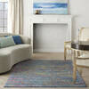 Nourison Passion Blue 53 X 73 Area Rug  805-142200 Thumb 3