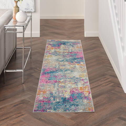 Nourison Passion Beige Runner 110 X 60 Area Rug 805-142207 Image 3