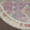 Nourison Passion Grey Round 40 X 40 Area Rug 805-142222 Thumb 1