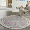 Nourison Passion Grey Round 40 X 40 Area Rug  805-142222 Thumb 3