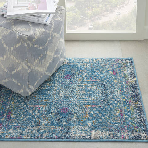 Nourison Passion Blue 110 X 210 Area Rug 805-142229 Image 3