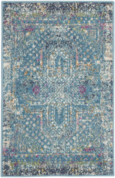 Nourison Passion Blue 110 X 210 Area Rug 805-142229 Image 0