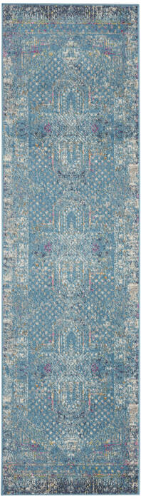 Nourison Passion Blue Runner 110 X 60 Area Rug 805-142230 Image 0