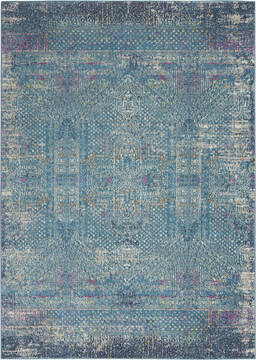 Nourison Passion Blue 3'9" X 5'9" Area Rug  805-142233