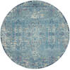 Nourison Passion Blue Round 80 X 80 Area Rug 805-142239 Thumb 0