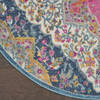 Nourison Passion Multicolor Round 53 X 53 Area Rug 805-142248 Thumb 1