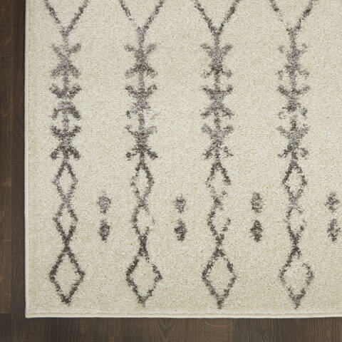 Nourison Passion Beige Runner 22 X 76 Area Rug 805-142254 Image 1