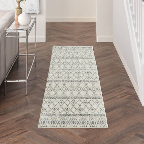 Nourison Passion Beige Runner 22 X 76 Area Rug 805-142259 Image 3