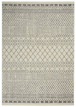 Nourison Passion Beige Rectangle 5x7 ft Polypropylene Carpet 142266