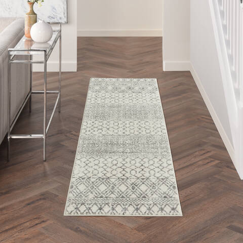 Nourison Passion Beige Runner 22 X 76 Area Rug 805-142269 Image 3