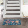 Nourison Passion Blue 110 X 210 Area Rug  805-142273 Thumb 3