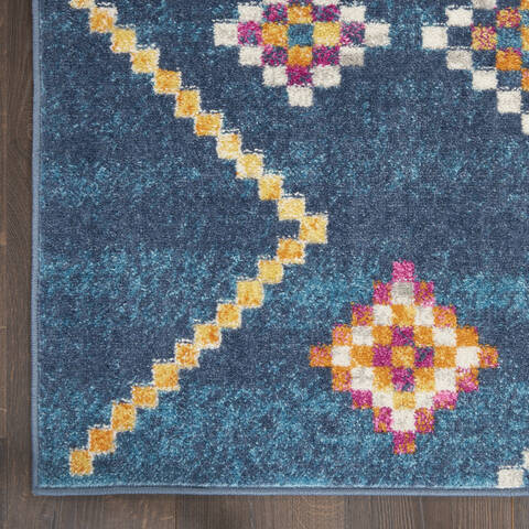 Nourison Passion Blue 53 X 73 Area Rug 805-142276 Image 1