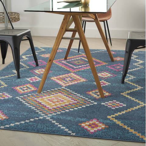 Nourison Passion Blue 53 X 73 Area Rug 805-142276 Image 3
