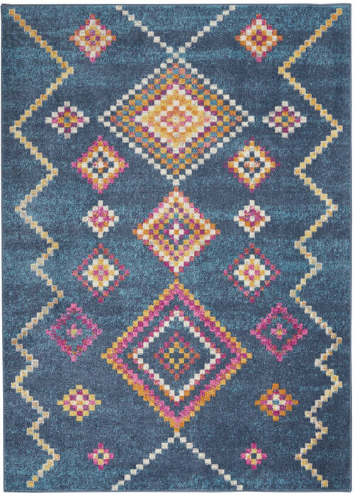 Nourison Passion Blue 53 X 73 Area Rug 805-142276 Image 0
