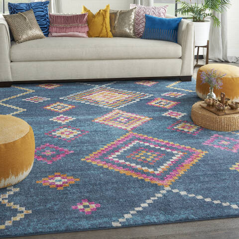 Nourison Passion Blue 67 X 96 Area Rug 805-142277 Image 3