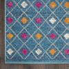 Nourison Passion Blue Runner 22 X 76 Area Rug 805-142280 Thumb 1