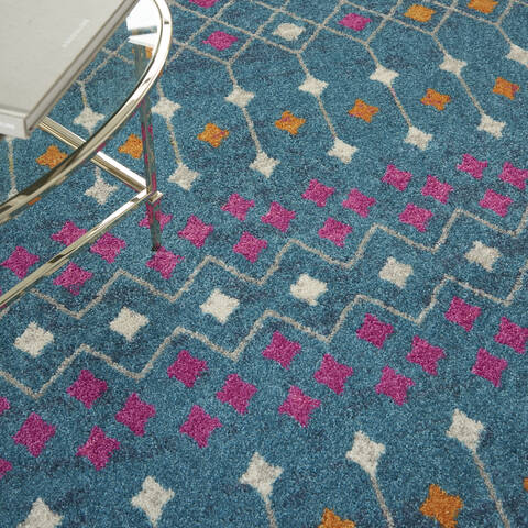 Nourison Passion Blue 53 X 73 Area Rug 805-142282 Image 4